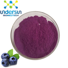 Undersun supply free sample organic bilberry extract anthocyanin color powder